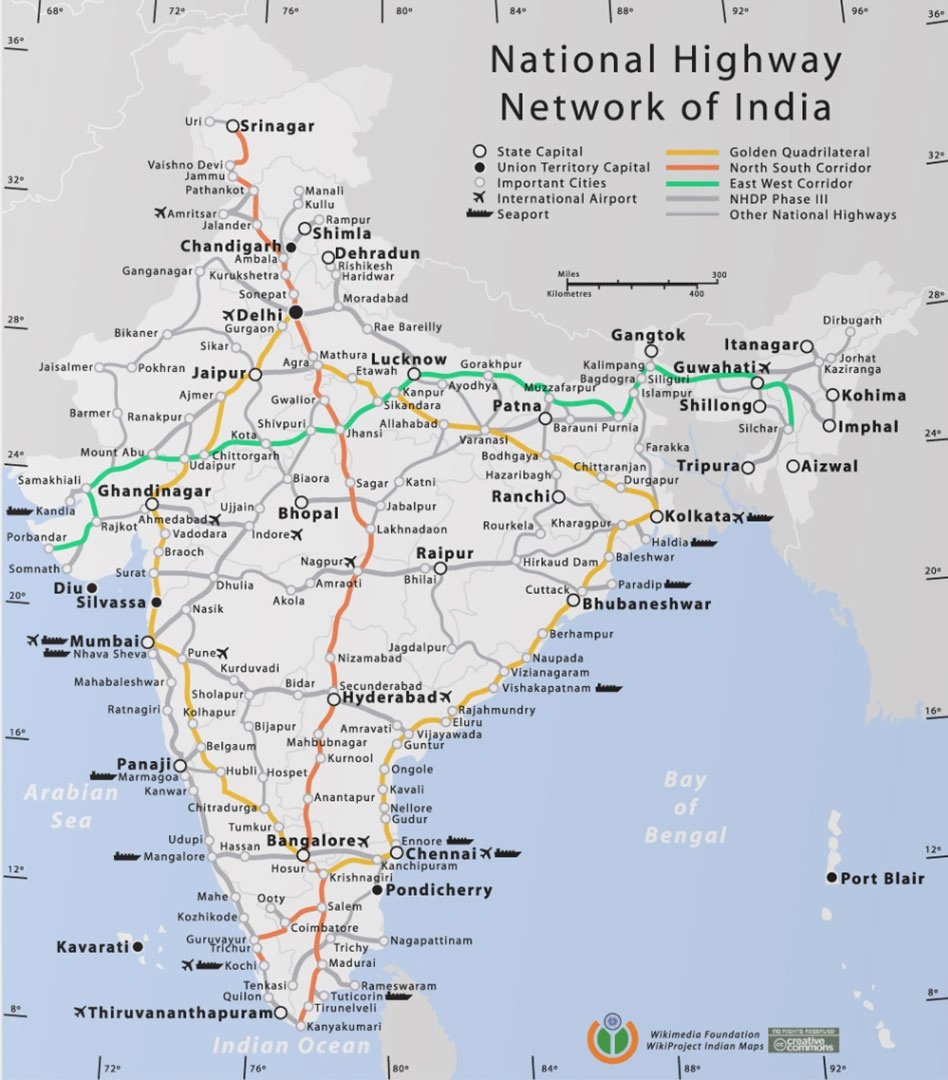 Domestic Network Map